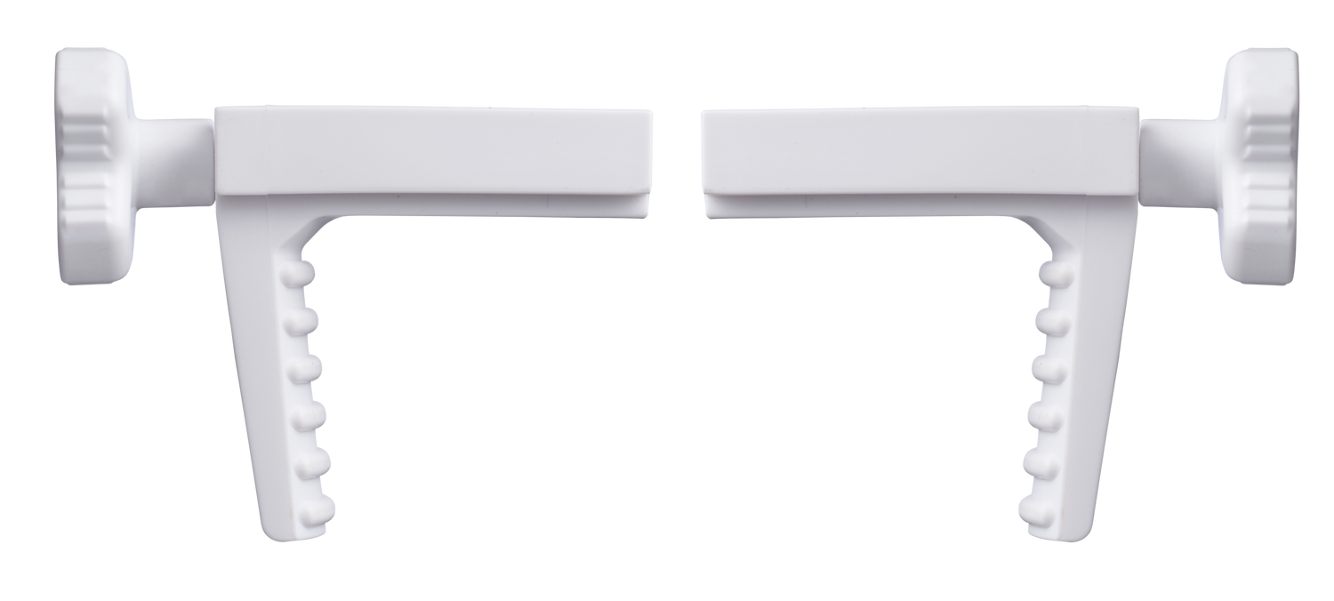 Klemmen voor toiletverhoger met/zonder klep (2 st)