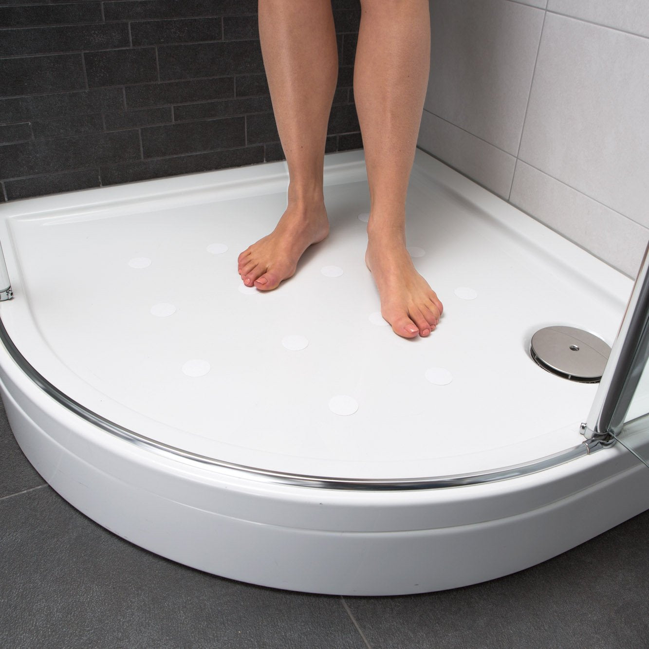 SecuCare Anti-slip sticker badkamer, rond ⌀ 35 mm, 32 st.