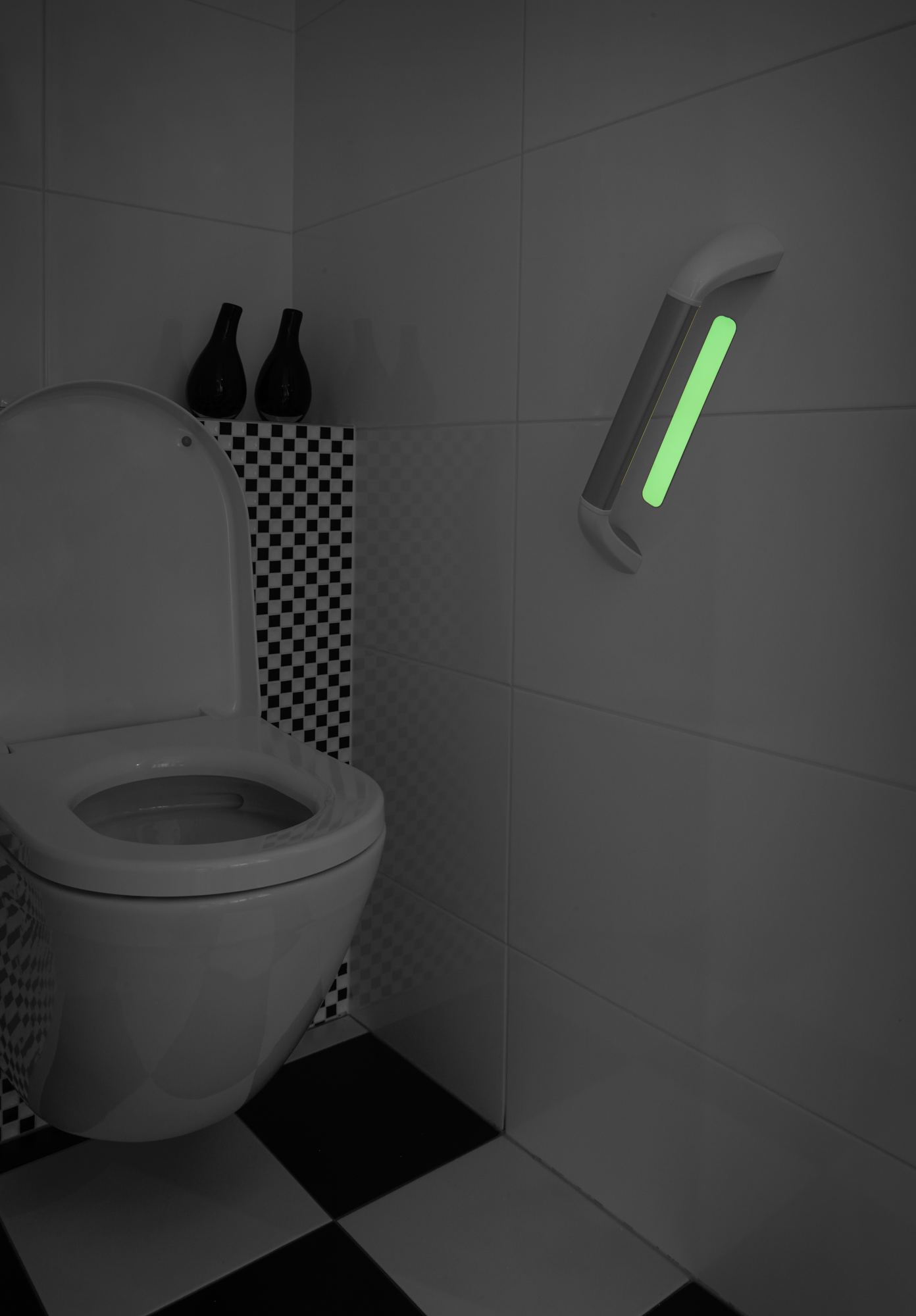 SecuCare Glow in the Dark Strip voor Wandbeugels, Aluminium