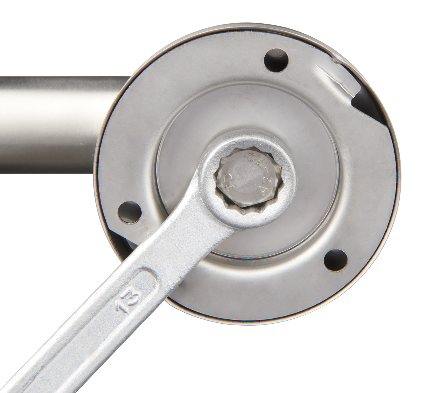 SecuCare Wandbeugel ø25 mm RVS geborsteld