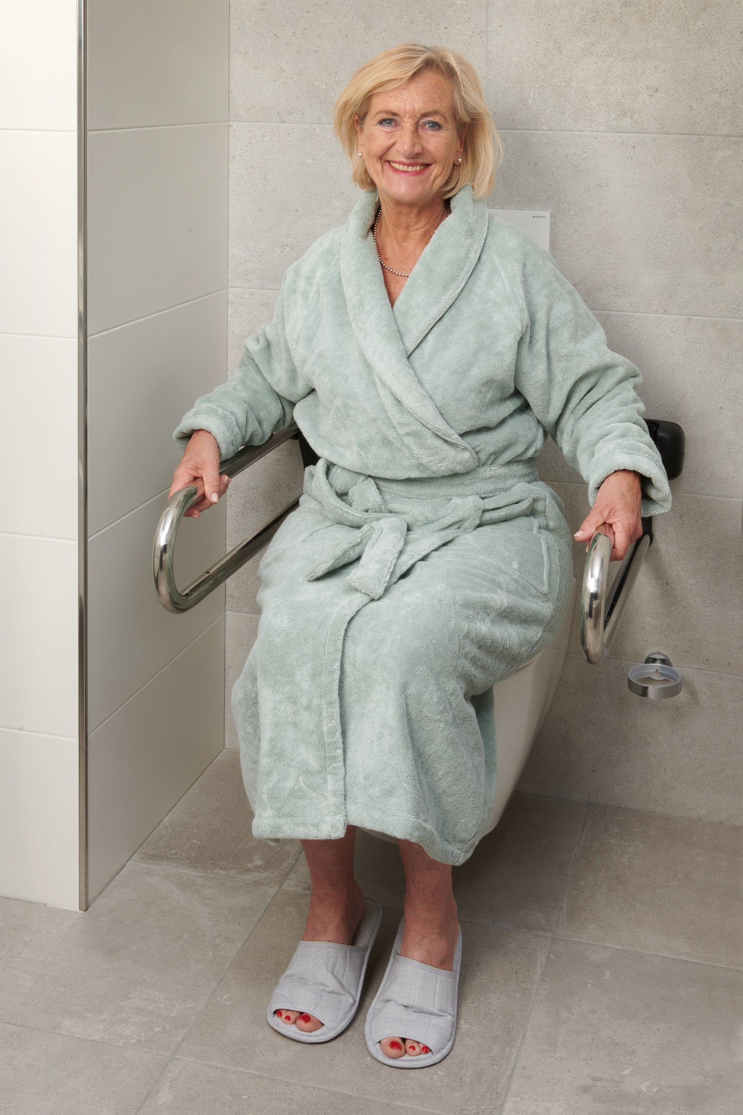 SecuCare Toiletbeugel opklapbaar premium RVS gepolijst