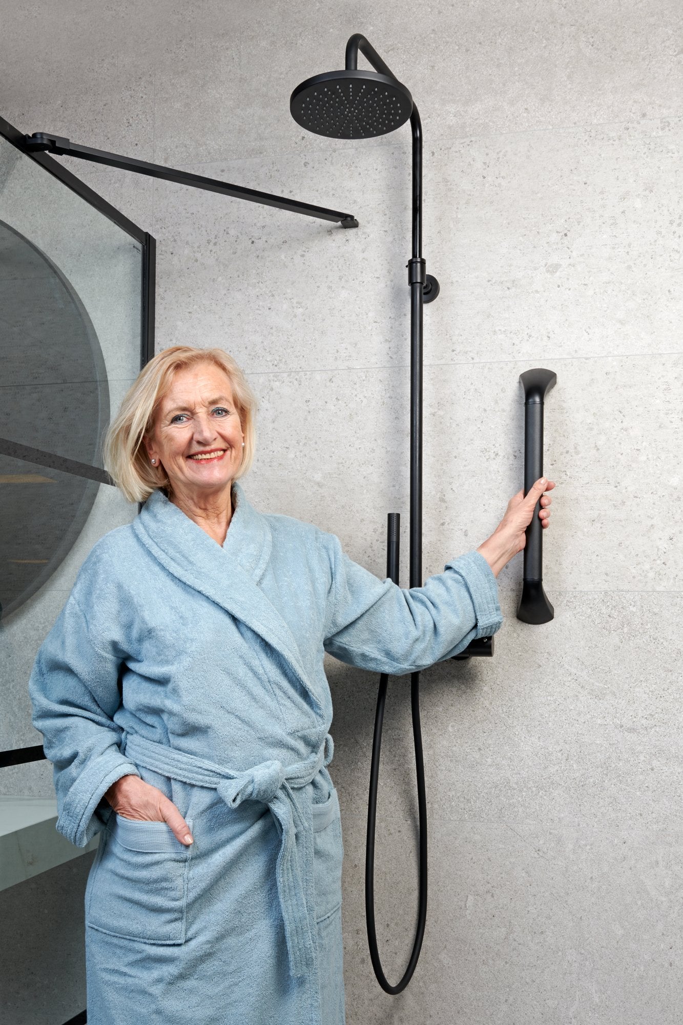 SecuCare Wandbeugel aluminium, zwart