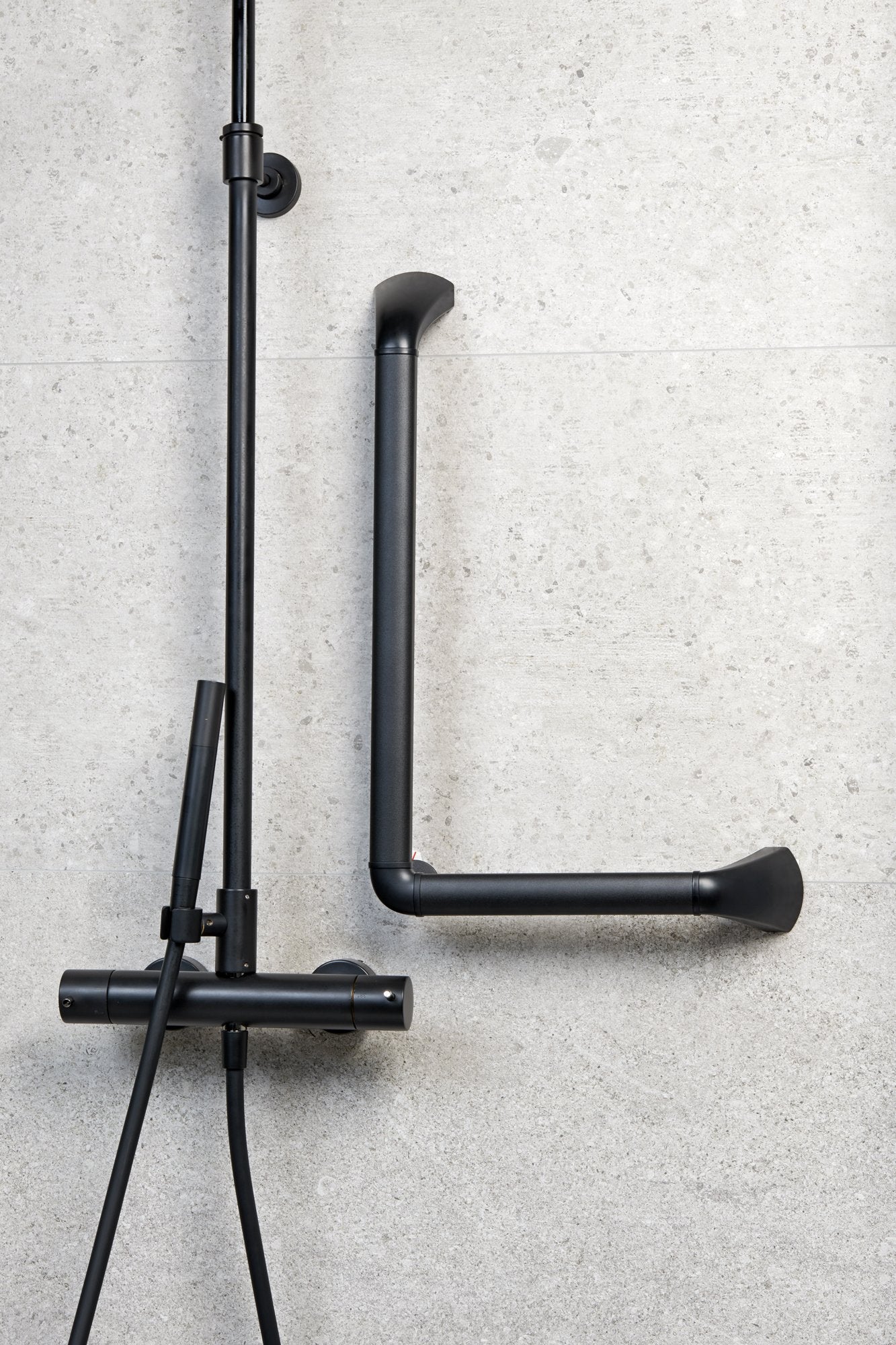 SecuCare Wandbeugel aluminium hoek 90˚, zwart