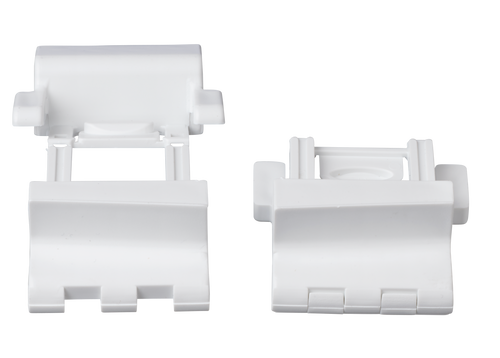 Verlengd scharnier tbv toiletverhoger