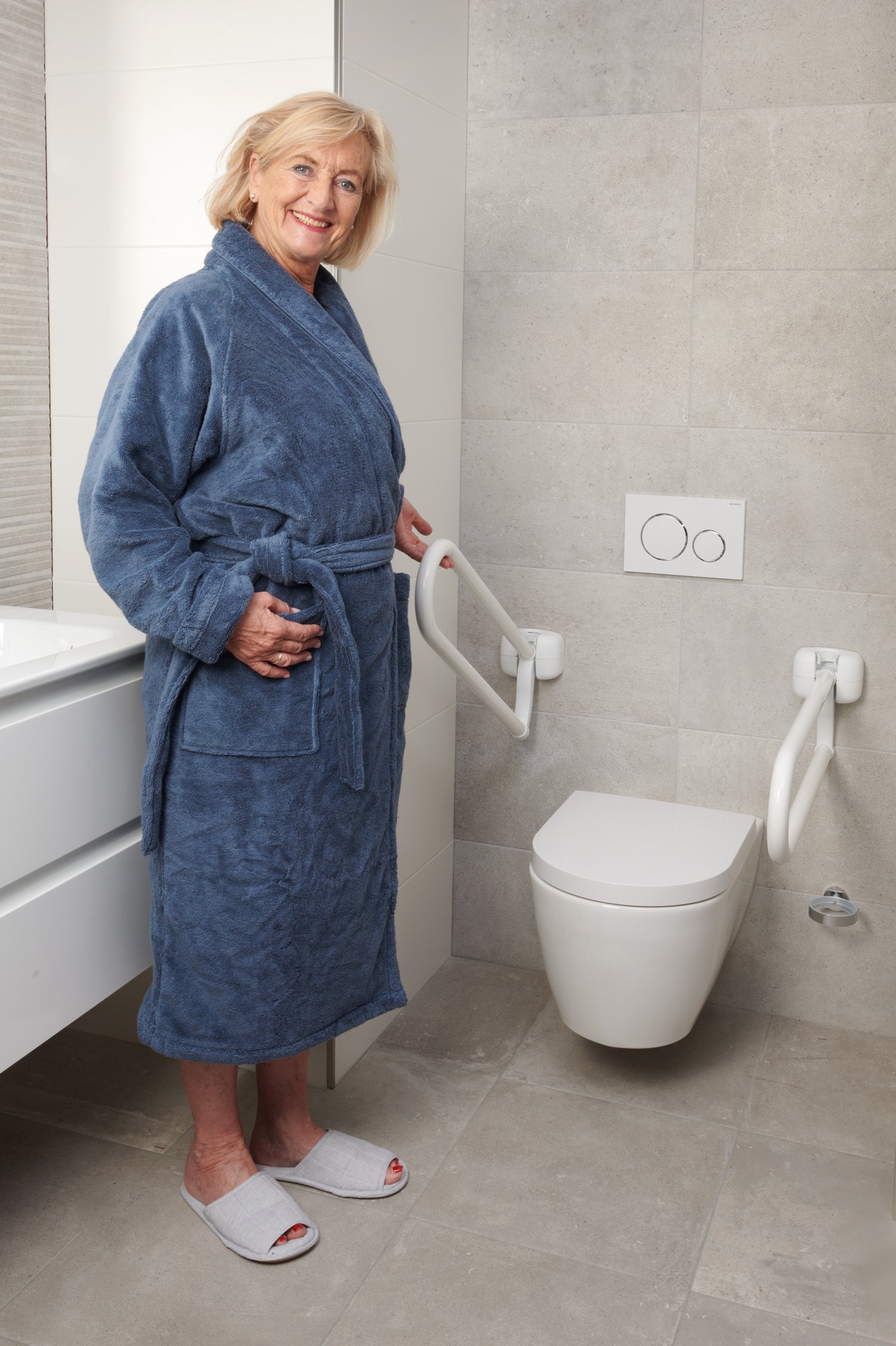 SecuCare Toiletbeugel opklapbaar premium wit