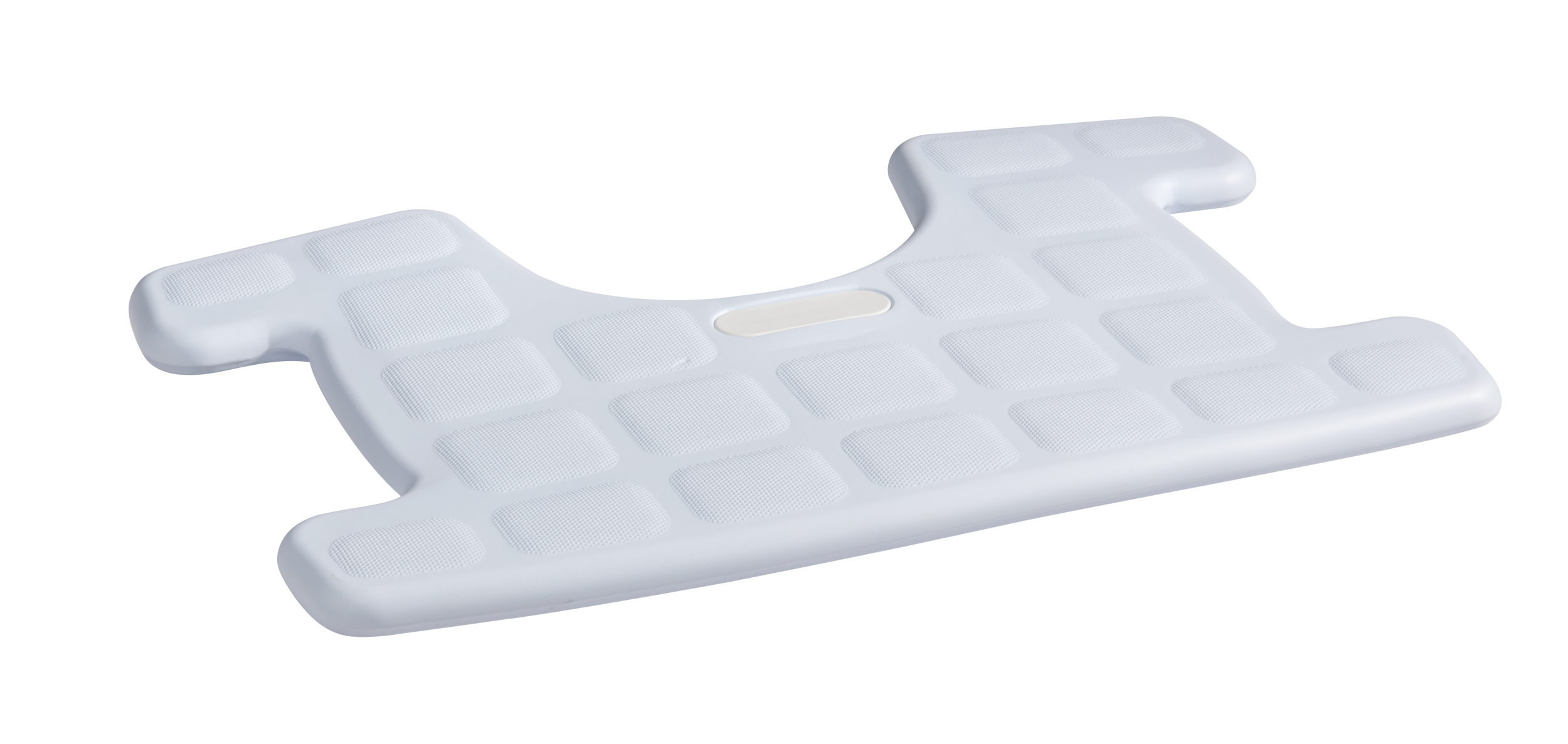 Douchezitkussen 4D Mesh - Ademend En Comfortabel 45x45 Cm Grijs Wit Gestreept
