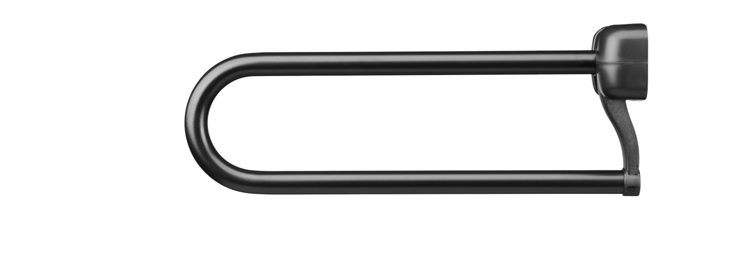 SecuCare Toiletbeugel opklapbaar premium zwart