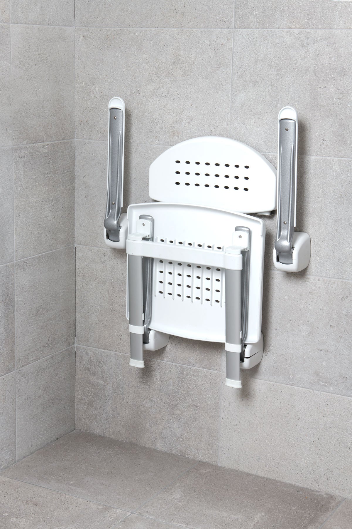 SecuCare Armleuning voor douchezitje en douchestoel, opklapbaar