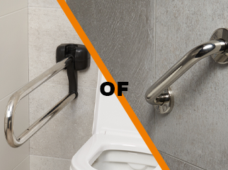 Toiletklapbeugel of wandbeugel, wat is het verschil?