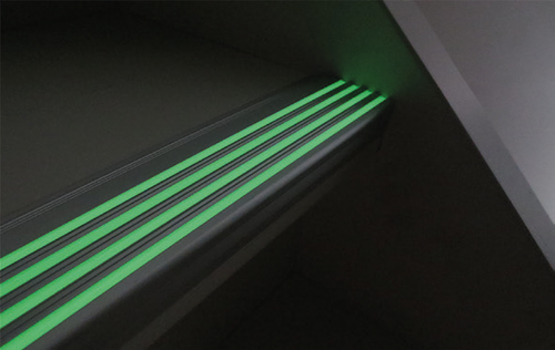 SecuCare Traptrede profiel anti-slip Alu-lumi