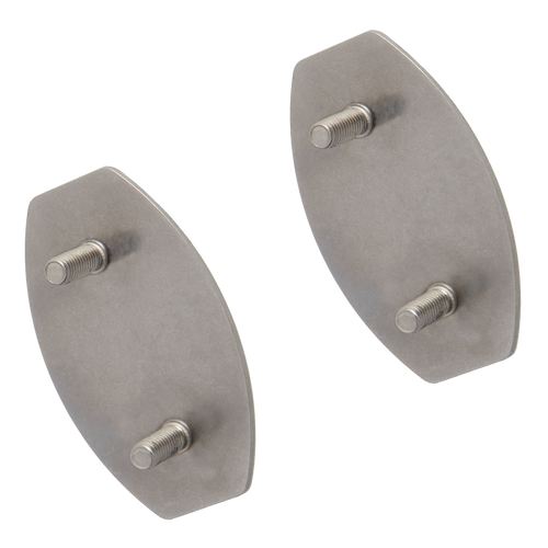 SecuCare RVS Bevestigingsplaatje voor lijmbevestiging wandbeugel, 2 stuks