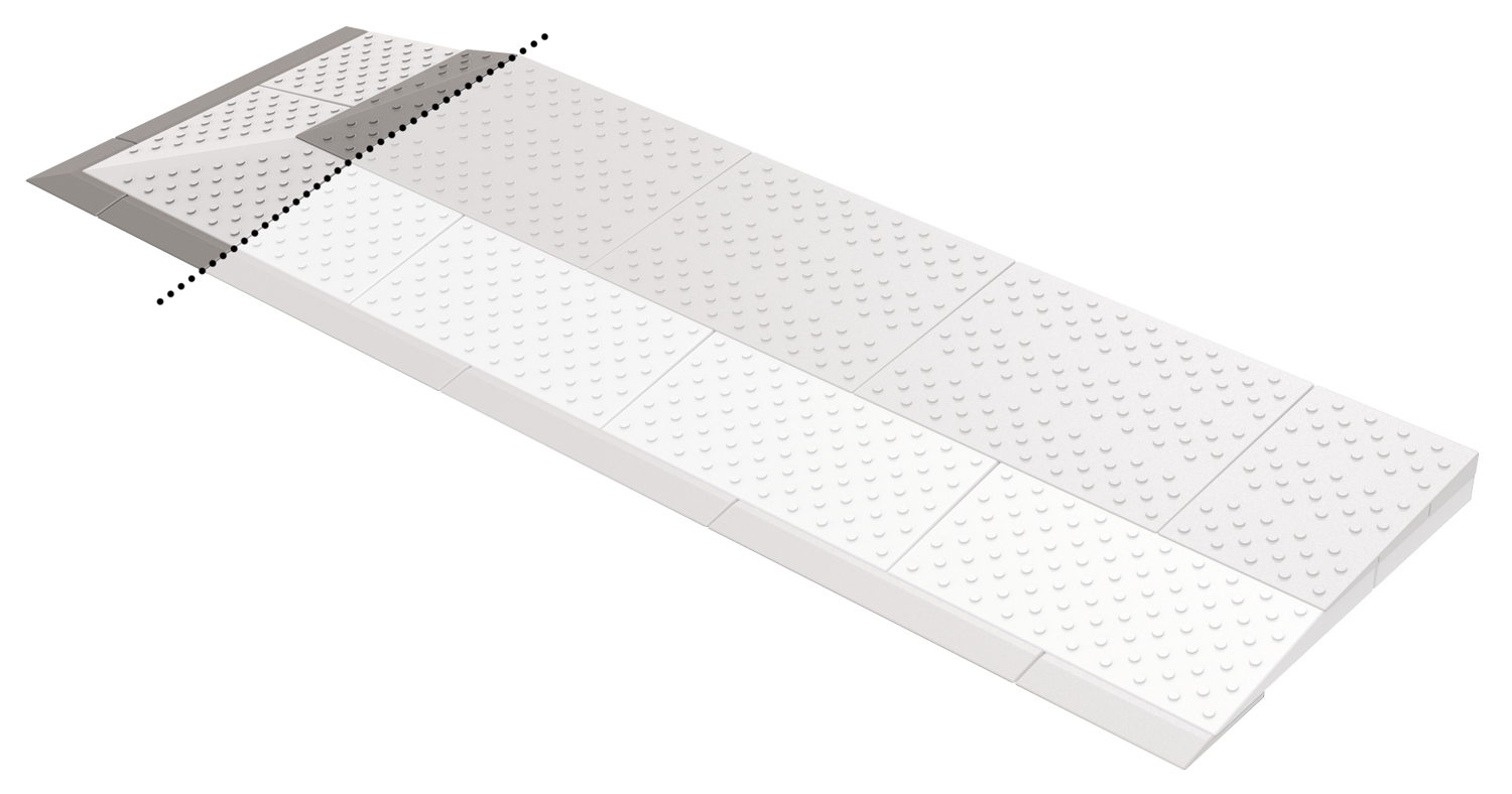 SecuCare Uitbreiding Modulaire Drempelhulp zijwaarts oprijden