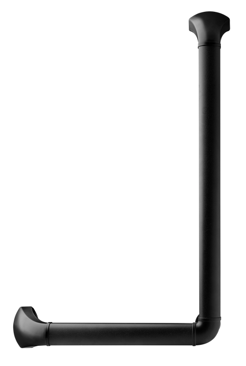 SecuCare Wandbeugel aluminium hoek 90˚, zwart