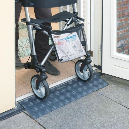 SecuCare Drempelhulp Aluminium, zwartgrijs